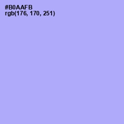 #B0AAFB - Biloba Flower Color Image