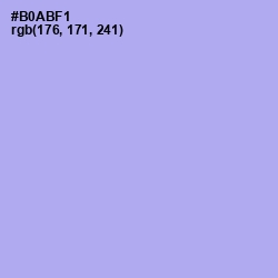 #B0ABF1 - Biloba Flower Color Image