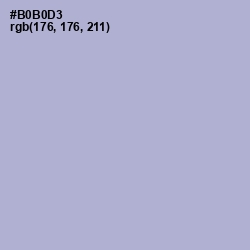 #B0B0D3 - Lavender Gray Color Image