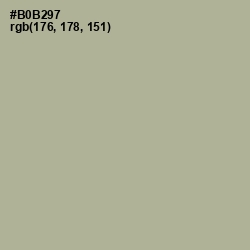 #B0B297 - Heathered Gray Color Image