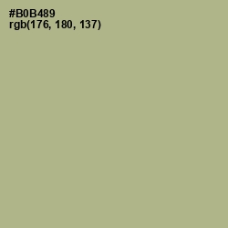 #B0B489 - Swamp Green Color Image