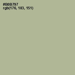 #B0B797 - Heathered Gray Color Image