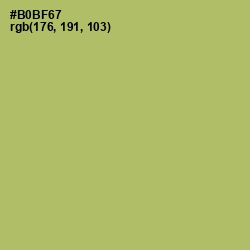 #B0BF67 - Gimblet Color Image