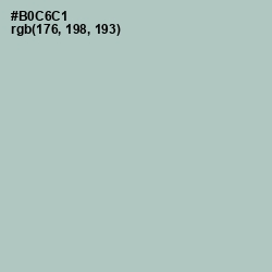 #B0C6C1 - Powder Ash Color Image