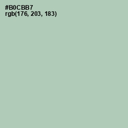 #B0CBB7 - Clay Ash Color Image
