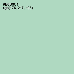 #B0D9C1 - Surf Color Image