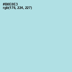#B0E0E3 - Powder Blue Color Image