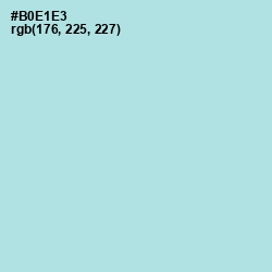 #B0E1E3 - Powder Blue Color Image