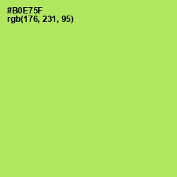 #B0E75F - Conifer Color Image