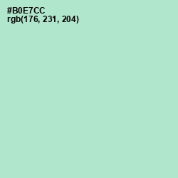 #B0E7CC - Fringy Flower Color Image