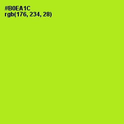 #B0EA1C - Inch Worm Color Image