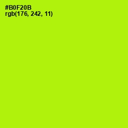#B0F20B - Lime Color Image