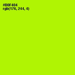 #B0F404 - Lime Color Image