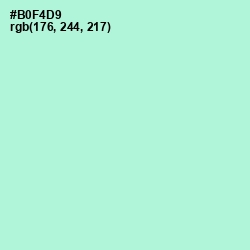 #B0F4D9 - Magic Mint Color Image