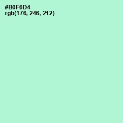 #B0F6D4 - Magic Mint Color Image