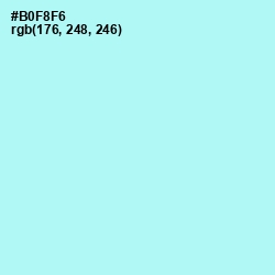 #B0F8F6 - Charlotte Color Image