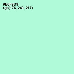 #B0F9D9 - Magic Mint Color Image