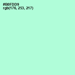 #B0FDD9 - Magic Mint Color Image