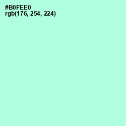 #B0FEE0 - Ice Cold Color Image