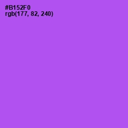 #B152F0 - Medium Purple Color Image