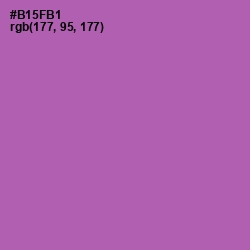 #B15FB1 - Wisteria Color Image