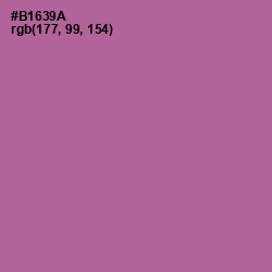 #B1639A - Turkish Rose Color Image