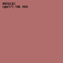 #B16C6C - Coral Tree Color Image