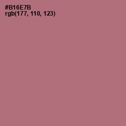 #B16E7B - Coral Tree Color Image