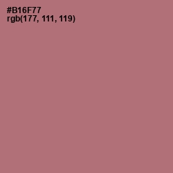 #B16F77 - Coral Tree Color Image