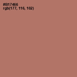 #B17466 - Coral Tree Color Image