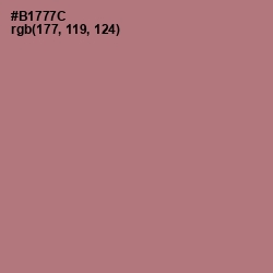 #B1777C - Coral Tree Color Image