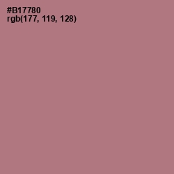 #B17780 - Turkish Rose Color Image