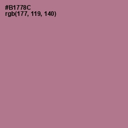 #B1778C - Turkish Rose Color Image