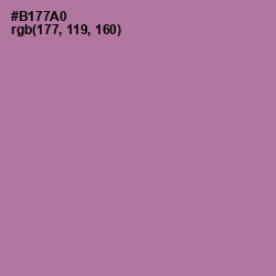 #B177A0 - Mountbatten Pink Color Image