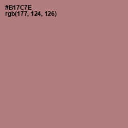 #B17C7E - Coral Tree Color Image