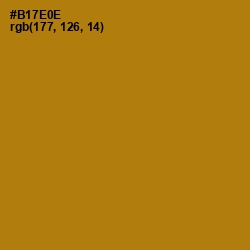 #B17E0E - Pirate Gold Color Image