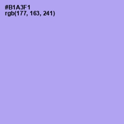 #B1A3F1 - Biloba Flower Color Image