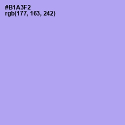 #B1A3F2 - Biloba Flower Color Image