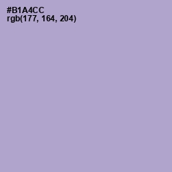 #B1A4CC - London Hue Color Image