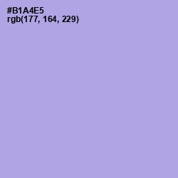 #B1A4E5 - Biloba Flower Color Image