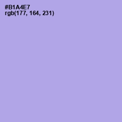 #B1A4E7 - Biloba Flower Color Image