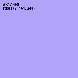 #B1A4F8 - Biloba Flower Color Image