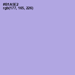 #B1A5E2 - Biloba Flower Color Image