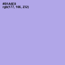 #B1A6E8 - Biloba Flower Color Image