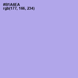 #B1A6EA - Biloba Flower Color Image