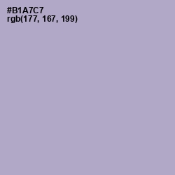 #B1A7C7 - London Hue Color Image