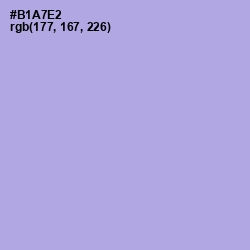 #B1A7E2 - Biloba Flower Color Image