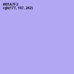 #B1A7F2 - Biloba Flower Color Image