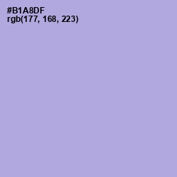 #B1A8DF - Cold Purple Color Image