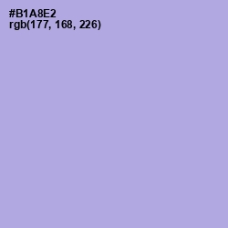 #B1A8E2 - Biloba Flower Color Image